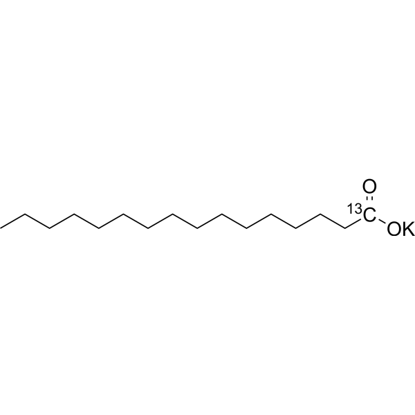Hexadecanoate-13C potassium 201612-58-0